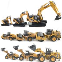 HUINA Truck Toy Diecast Model Alloy vehicle Car Die-Cast Excavator Bulldozer Wheel Loader Excavator kids toy Christmas gift Die-Cast Vehicles