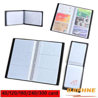 DAPHNE Wallet Cards Album Paper Craft Leather Card Holder Books Credit Card New Container Collection Book Case