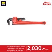 ROTHENBERGER NO.70154 One-Handed Pipe Wrench Heavy Duty, 18"/450mm. Gear Garage By Factory Gear