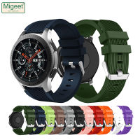 Migeet สายรัดสายนาฬิกาข้อมือซิลิโคน22มม. 20มม. สำหรับ Samsung Galaxy Watch 46มม. 42มม. สายรัดสายข้อมือสำหรับเปลี่ยนแบบสปอร์ตสำหรับเกียร์ S3ชายแดน/คลาสสิก