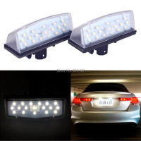 2 X ไม่มีข้อผิดพลาด Xenon สีขาว18SMD LED จำนวนแผ่นป้ายทะเบียนสำหรับ Toyota Camry Aurion Prius Lexus IS300 LS430 GS430 RX330