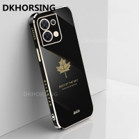 DKHORSING เคสโทรศัพท์ใบเมเปิลสำหรับ Infinix Note 30 30i 30Pro ซิลิโคนเคลือบอิเล็คโทรเพลทปลอกอ่อน Note30 INFINIX 4G 5G 2023เลนส์ป้องกันฝาปิดโทรศัพท์สมาร์ทกันกระแทก30 Pro