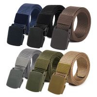 Mens Military Automatic Buckle Nylon Belt Outdoor Hunting Multifunctional Tactical Canvas High Quality Military Belt Dropship