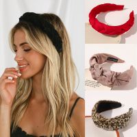 【CW】 LeeHaa Woman Hairband Leopard Bezel Headband Turban Hair Accessories Ornaments Taira