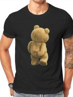 เสื้อยืดพิมพ์ลายหมีเท็ดดี้เสื้อยืดแบรนด์2023ตลกคอกลมแขนลำลองขาสั้นแฟชั่นพิมพ์ลาย100% ผ้าฝ้ายฤดูร้อน