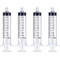 ❀☏☏ 10ml Syringes Without Needle for Measuring Liquid Refilling Dispensing DIY Crafts Feeding Pets Food Scientific Labs