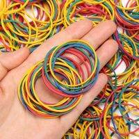 500 Pcs Color Rubber Bands Colorful Diameter 40mm Rubber Band Rubber Rings Elastic Band Office Supply Stretchable Latex Rings