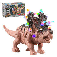 Jurassic Styracosaurus ของเล่นไดโนเสาร์พร้อมไฟและเสียงหุ่นยนต์ของเล่นเด็กเด็กวันเกิด Gift