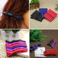 【YY】6Pc 1 pcs 100 Hairdressing Hair Salon Clips Plastic Crocodile Claws Duckbill Clip On For Women Hair Styling Tools