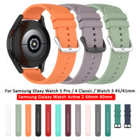 สายสำหรับ Samsung Galaxy Watch 5 Pro Watch 20Mm 22Mm Width Galaxy Watch 4คลาสสิก46Mm 42Mm Active 2สายรัดนาฬิกาสมาร์ทซิลิโคน