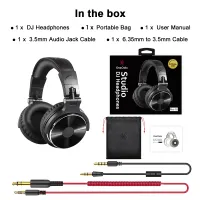 Oneodio Pro-50 Wired Headphones Professional Studio DJ Headphone with Microphone Over Ear Monitor Recording Stereo Headsets