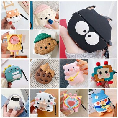 3D Cute Cartoon Anime Earphone Case For Lenovo LP40 Pro LP40S TWS Wireless Headphone Soft Silicone Earbuds Protective Cover Box Wireless Earbud Cases
