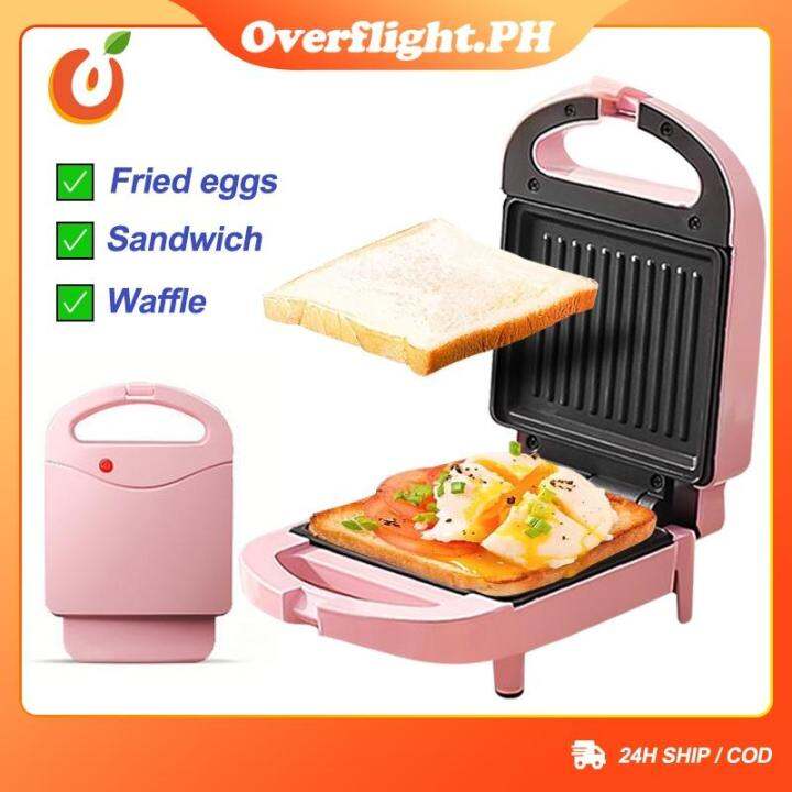 4 In 1 Sandwich Maker Toaster Machine Waffle Egg Cake Electric Bread