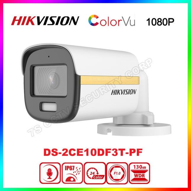 Hikvision 2MP 1080P ColorVu Bullet Camera 24/7 Colored with LED Warm