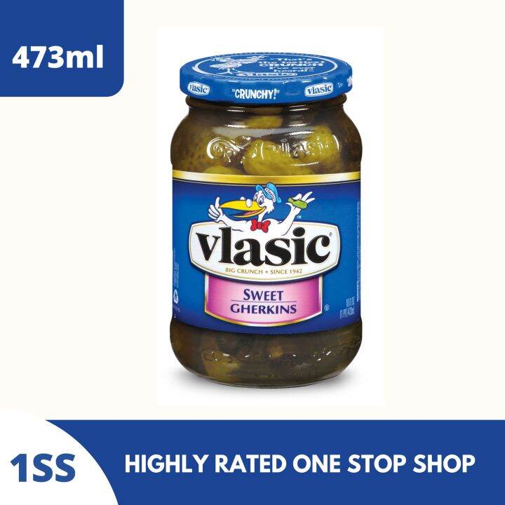 Vlasic Sweet Gherkins Pickles, Mini Sweet Pickles, 16 Oz Jar Lazada PH