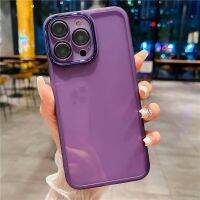 เคสโทรศัพท์โปร่งใสชุบสำหรับ iPhone 11 Pro X XR XS Max กล้องใสบางปลอกอ่อนป้องกันสำหรับ iPhone 7 8 7Plus 8Plus 6Plus ฝาหลัง