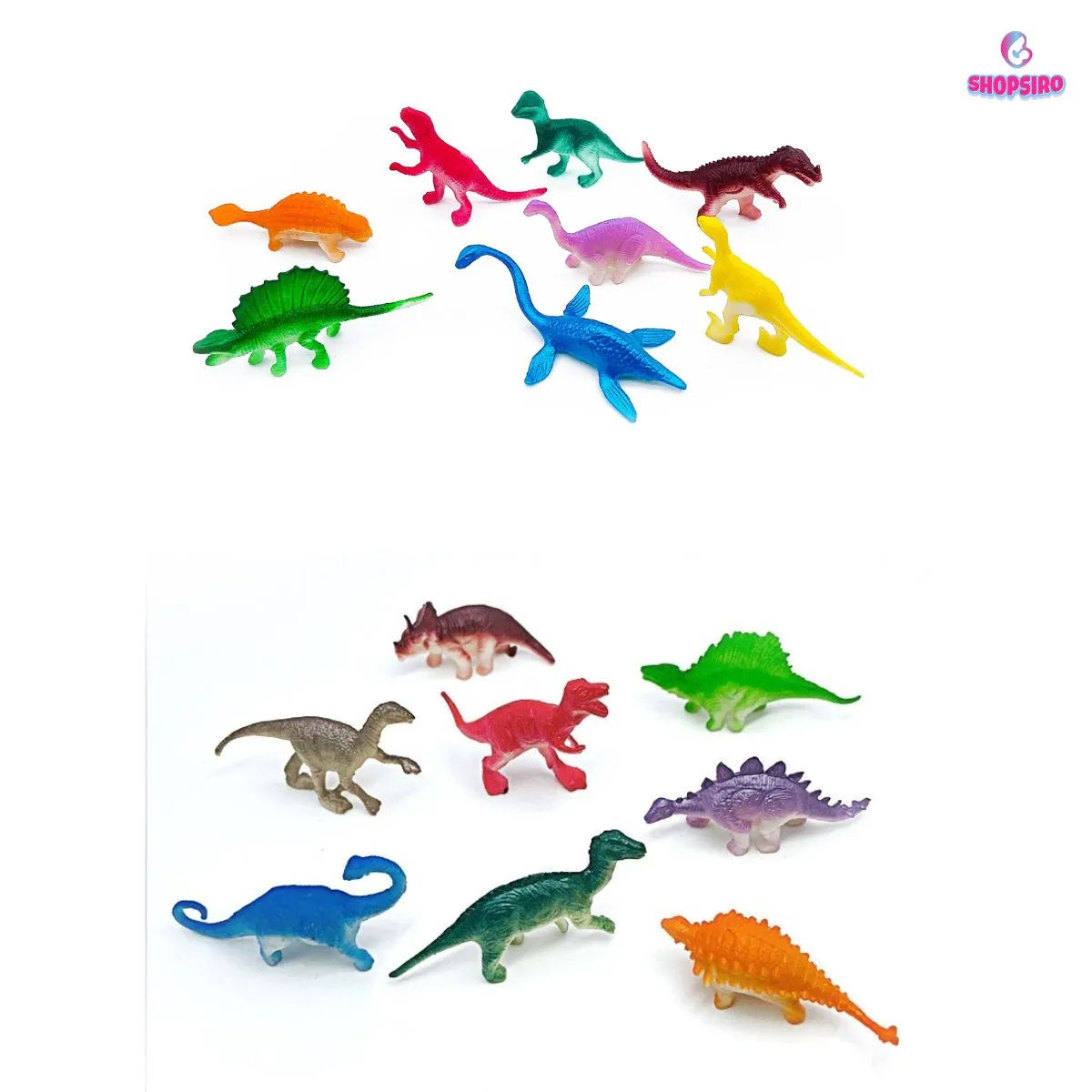Mô hình khủng long, mô hình động vật bằng nhựa 5 – 7cm cho bé, bộ gồm