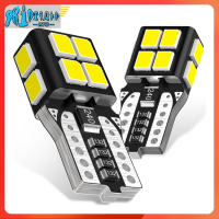 RTO 2ชิ้นหลอดไฟ Led W5W T10 2835 Smd 194 168 Canbus อ่านโดมตกแต่งภายในรถยนต์ลำตัวแผ่นเรืองแสง6000K 12V