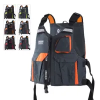 Men Women Life Jacket Fishing Kayaking vest photography Reflective Life Vest Multi Pockets Fishing Survival Backpack Safety Jack  Life Jackets