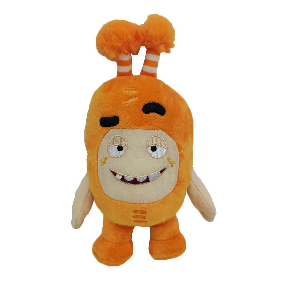 7pcs/lot 15-18cm Oddbods Plus Toys Doll Oddbods Newt Double Pogo Zee Jeff Fuse Slick Plus Soft Stuffed Toys for Children Kids Gift