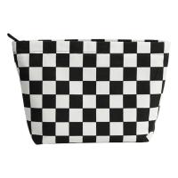 Makeup Storage Bags For Purse Checkerboard Design Toiletry Organizer Pouch Travel Toiletry Bag For Men And Women For Business Trips Long-Distance Road Travel Gym clean