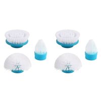 6Pcs Electric Cleaning Brush Heads Tile Bathroom Kitchen Multi-Purpose Uses Turbo Scrub Replaceable Brush Head Set