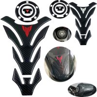 Tank Pad Decorative Protector Carbon Fiber Fuel Tank Cover Protection Sticker MT Logo for Yamaha MT FZ 01 03 07 09 10