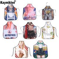 Sexy Kitchen Apron For Woman And Man Cartoon BBQ Party Apron Kitchen Gadgets Kitchen Dinner Party Baking Aprons CWQ042 Aprons