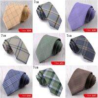 ⊕ 7cm or 7.5cm Slim Mens Suit Tie Green Bule Plaid Stripend Necktie for Men Business Wedding Skinny Neck Ties Accessories