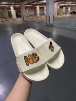 Summer womens beach slippers_New_Balance_Noritake Co branded Slippers Popular Embroidery, Simple Versatile Pattern Womens Slippers, Retro Fashion Simple Versatile Summer Item