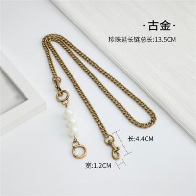 suitable for COACH Swinger extension chain mahjong bag transformation pearl chain lengthened shoulder strap armpit accessories