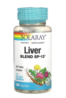 Solaray, Liver Blend SP-13, 100 VegCaps