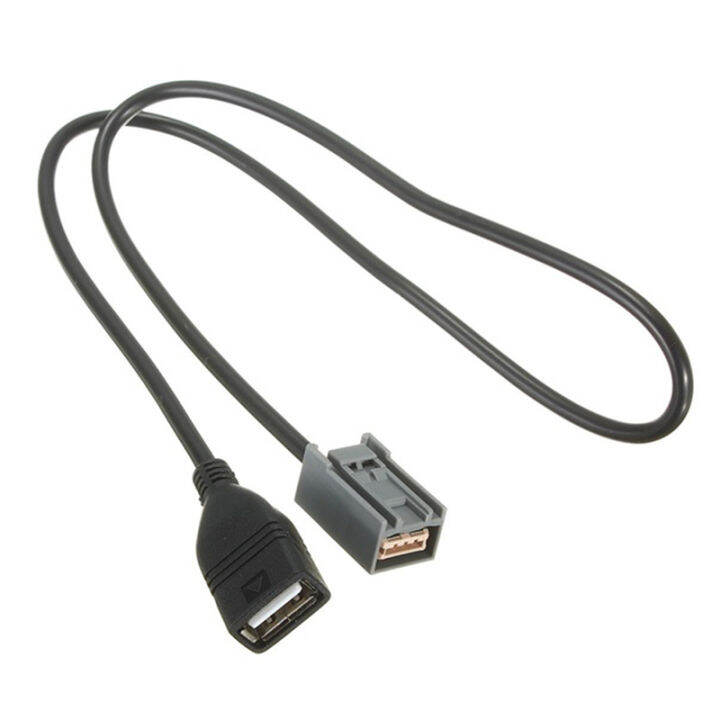 เฟยตง-usb-สายเคเบิลอะแดปเตอร์-aux-2008เป็นต้นไปสำหรับผ้าคลุมเบาะรถ-civic-jazz-cr-v-accord-cr-z-09-13-mp3