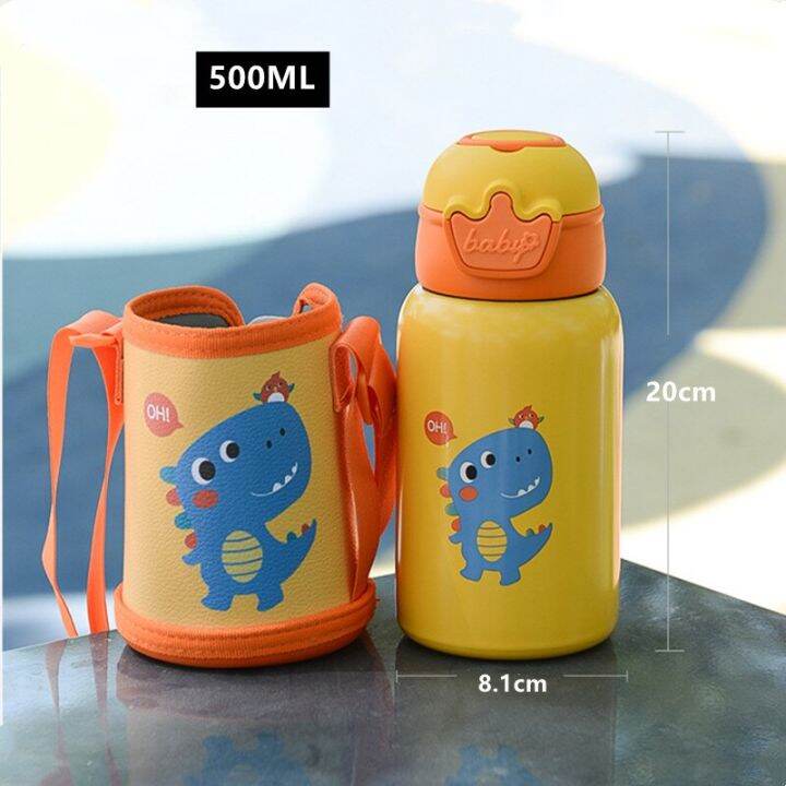 500ml-kids-thermos-mug-with-straw-stainless-steel-cartoon-vacuum-flask-with-bag-children-cute-thermal-water-bottle-tumblerth