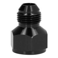 Aluminium Alloy Pipe Reducer Adapter Straight AN10 Female To AN8 Male Aluminum Alloy Black Fitting