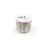 mt masking tape bloom (MTMINA42) / เทปตกแต่งวาชิ ลาย bloom แบรนด์ mt masking tape ประเทศญี่ปุ่น