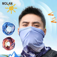 MOLAN ผ้าพันคอปั่นจักรยานสำหรับผู้หญิง,ผ้าพันคอมหัศจรรย์สำหรับใส่ตกปลากลางแจ้งผ้าคลุมหน้าและคอสำหรับผู้ชายเกียร์สำหรับขี่มาสก์หน้าแบบบาง