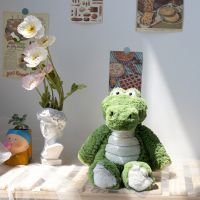 【ของเล่นตุ๊กตา】 36CM Cartoon Crocodile Shape Plush Toy Super Soft Stuffed Animal Doll Children Girls New Year Christmas Home Decoration