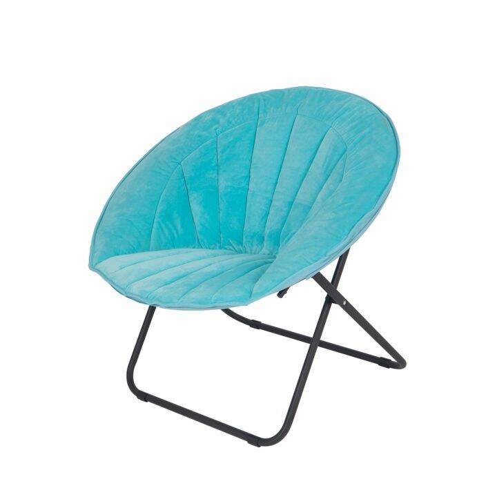 【RYHR】 Saucer Chair Steel Folding Chair Blue Lazada PH