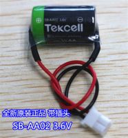 ₪ (ใหม่/ของแท้)✑❄SB-AA02 Tekcell แบตเตอรี่1/2AA แบบเกาหลีดั้งเดิม3.6V พร้อมปลั๊ก