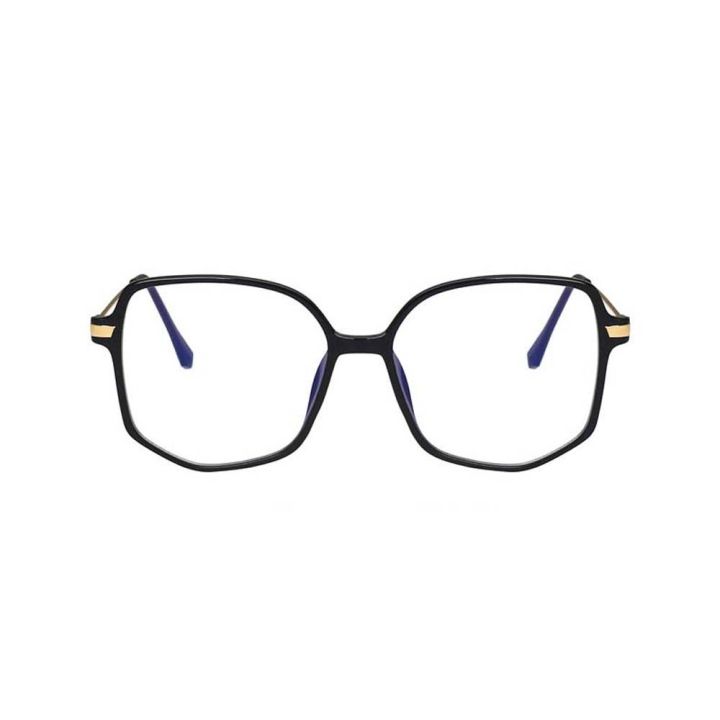 lygjzc-สีฟ้า-สำหรับผู้หญิง-กรอบใหญ่-สีดำ-โลหะ-สแควร์-แว่นตาคอมพิวเตอร์-แว่นตาป้องกันแสงสีฟ้า-กรอบแว่นตา-แว่นตาผู้หญิง-แว่นตาป้องกันรังสี