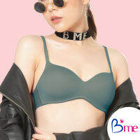 Bme (BE-U Collection) เสื้อชั้นใน รุ่น ME1A90 สีเขียว สีเทาดำ  (แนะนำให้เลือกไซซ์เป็น UK หรือ INT เท่านั้น)