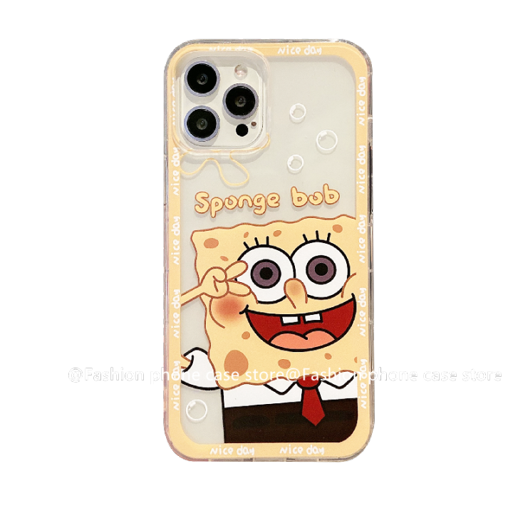 phone-case-เคส-realme11pro-plus-5g-เคสโทรศัพท์รูปการ์ตูน-spongebob-ใสซิลิโคนนิ่ม2023ราคาไม่แพง