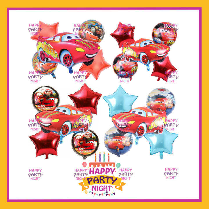 Amscan International Cars Foil Balloon - Giant Shaped Party Decoration, Helium Or Air Fill (Style #3408601) 3 thumbnail image