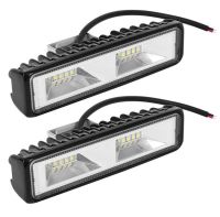 ทางวิบากไฟสปอตไฟตัดหมอก Led 4X4 48W ประกอบรถยนต์สำหรับรถบรรทุก Atv Suv Drl สปอตไลท์ไฟ Led ทำงานบาร์