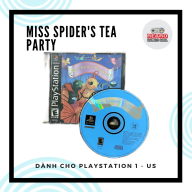 Đĩa game Miss Spider s Tea Party PS1 hệ US thumbnail