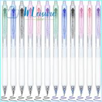 DIDI - HL 12PCS สีดำสีดำ ปากกาเจล พลาสติกทำจากพลาสติก ของขวัญสำหรับเด็ก ปากกาเติมสีดำ ที่มีคุณภาพสูง 0.5มม. ปากกาลูกลื่น ออฟฟิศสำหรับทำงาน