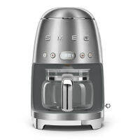 [0% 10 เดือน] (Smeg) เครื่องชงกาแฟดริป Smeg 50s retro รุ่น DCF02SSEU สีสเตนเลสสตีล