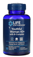 Life Extension Youthful 40+ with B-Complex / 30 Enteric-Coated Vegetarian Tablets