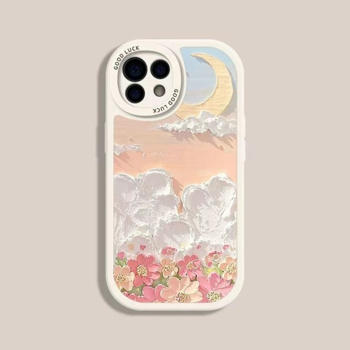 เคสโทรศัพท์สำหรับ-huawei-p20-p30-lite-pro-nova-5t-7-7i-6-se-4e-mate-20-pro-honor-20เคสหนัง-tpu-นิ่มสุดหรูให้ความรู้สึกกระต่ายดอกไม้พลาสติกภาพวาดสีน้ำมันลายศิลปะน่ารักซิลิโคน